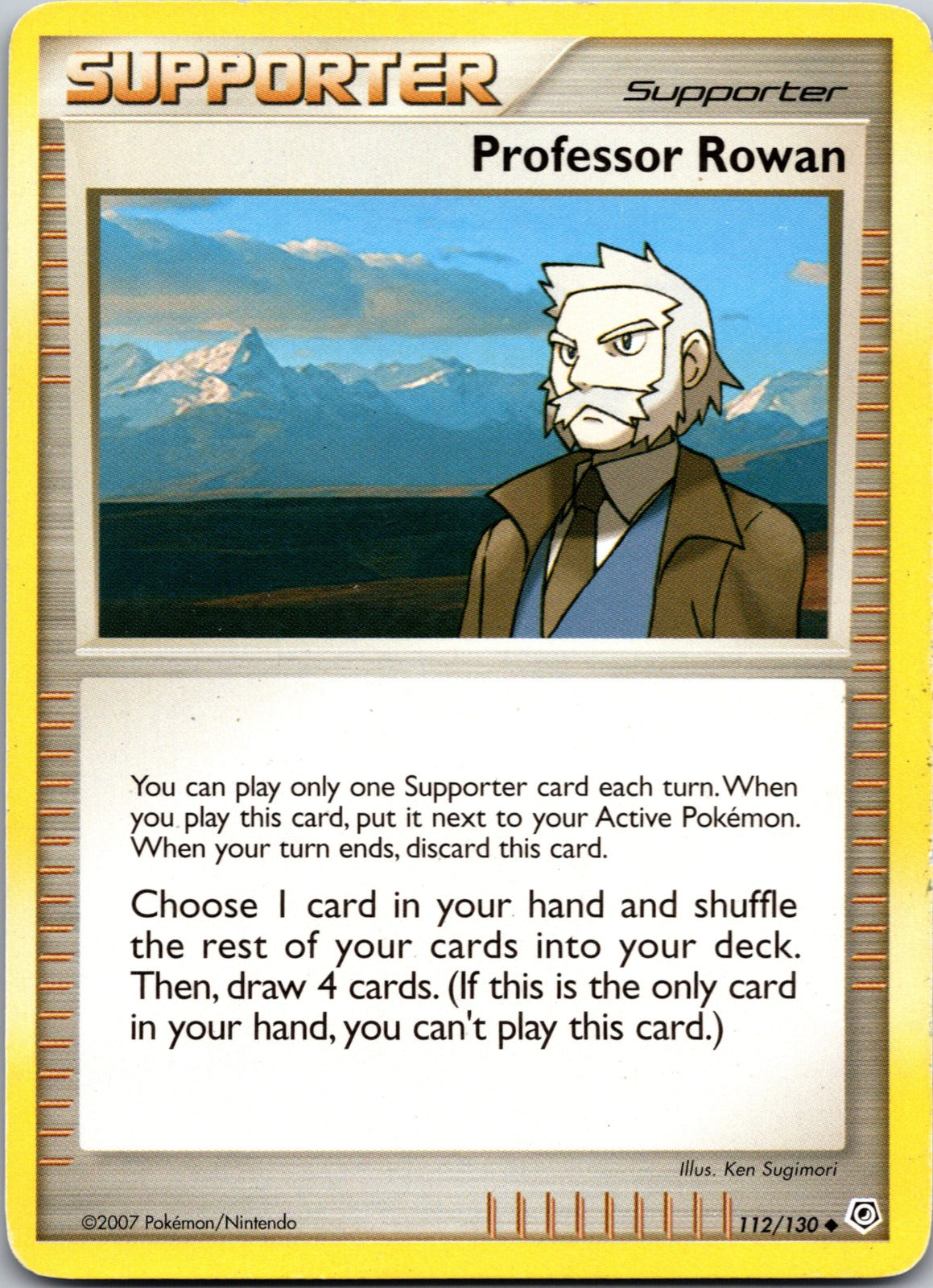 2007 Secret Wonders 123/132 Professor Rowan LP Z274