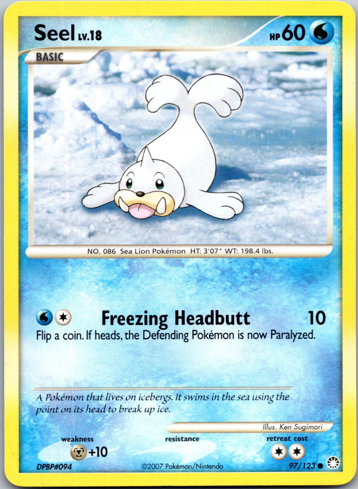 2007 Mysterious Treasures 97/123 Seel LP D233