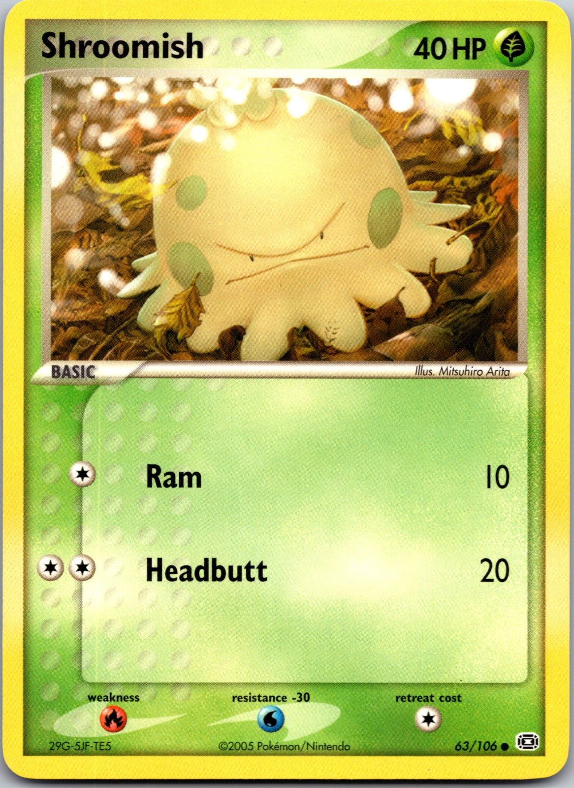 2005 Emerald 63/106 Shroomish LP D218