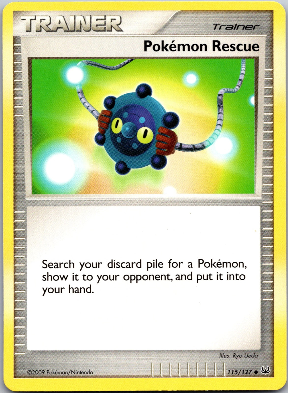 2009 Platinum 115/127 Pokemon Rescue HP D3