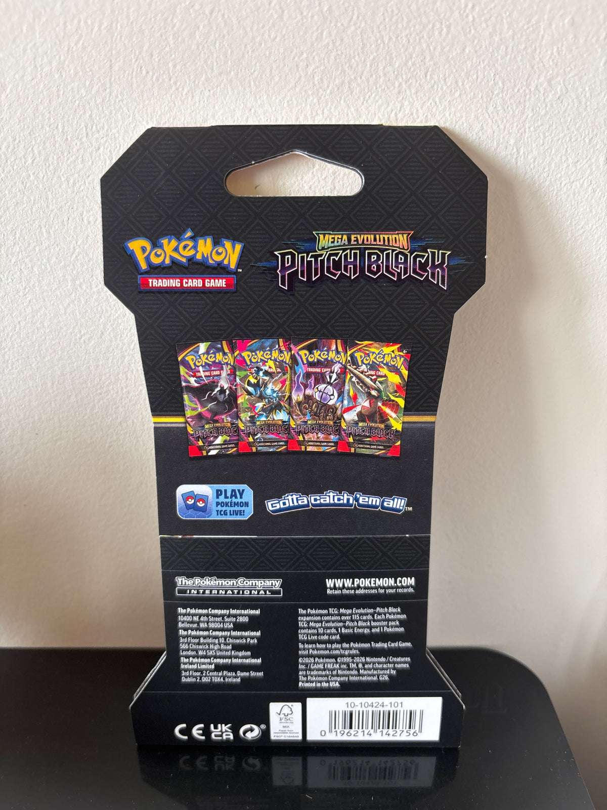 Pitch Black Sleeved Booster Pack