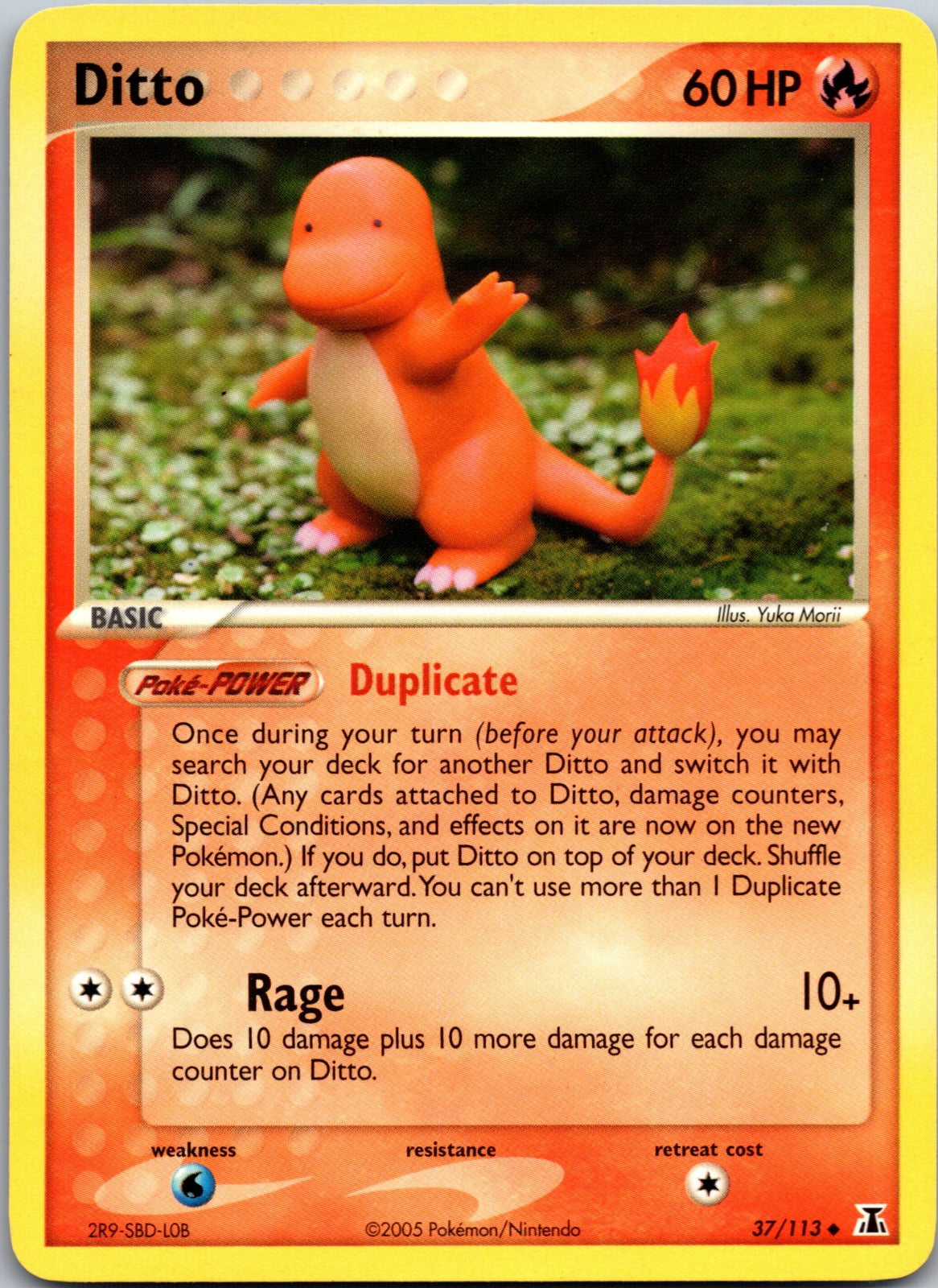 2005 Delta Species 37/113 Ditto - (Charmander) LP Y260