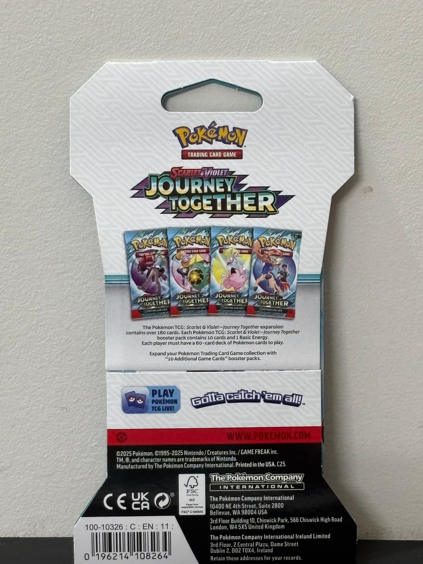 Journey Together Sleeved Booster Pack