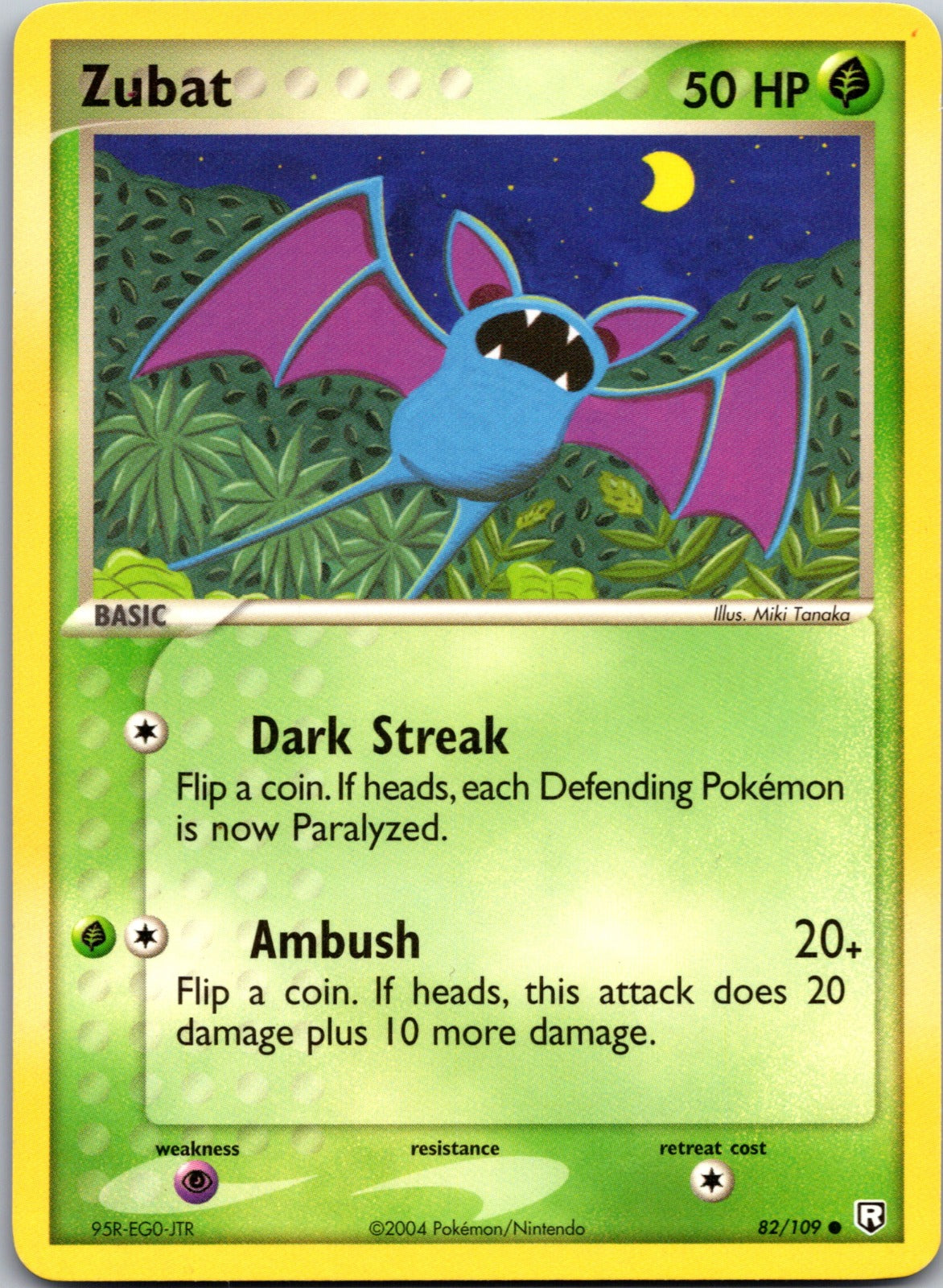 2004 Team Rocket Returns 82/109 Zubat LP A277