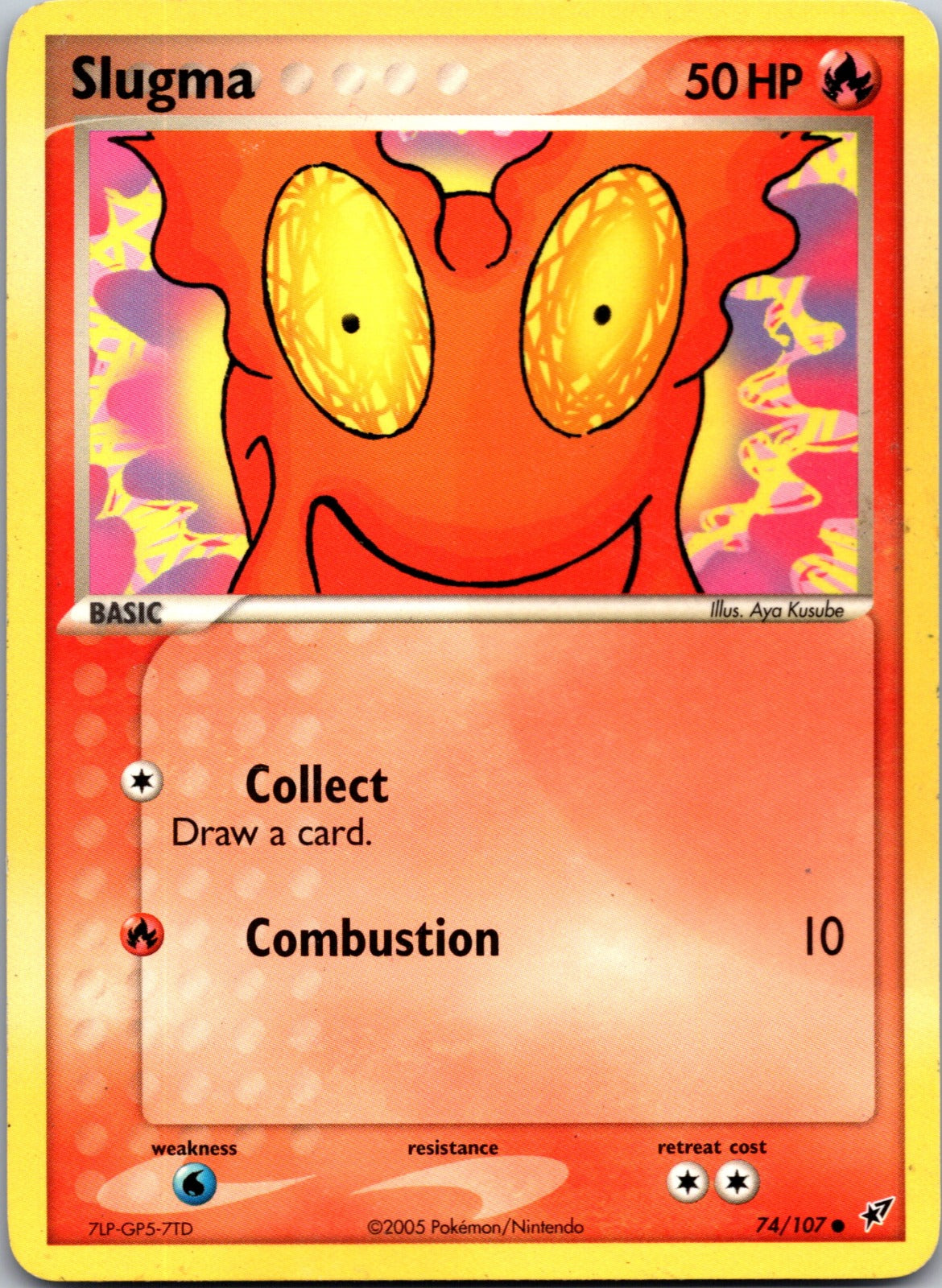 2005 Deoxys 74/107 Slugma LP D118