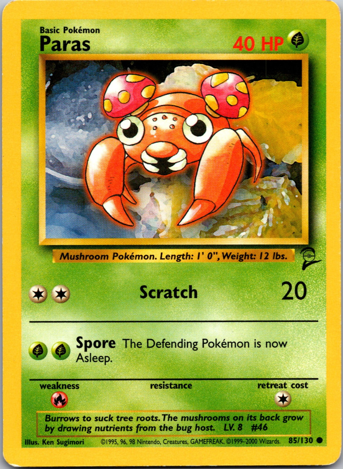 2000 Base Set 2 085/130 Paras LP Y28