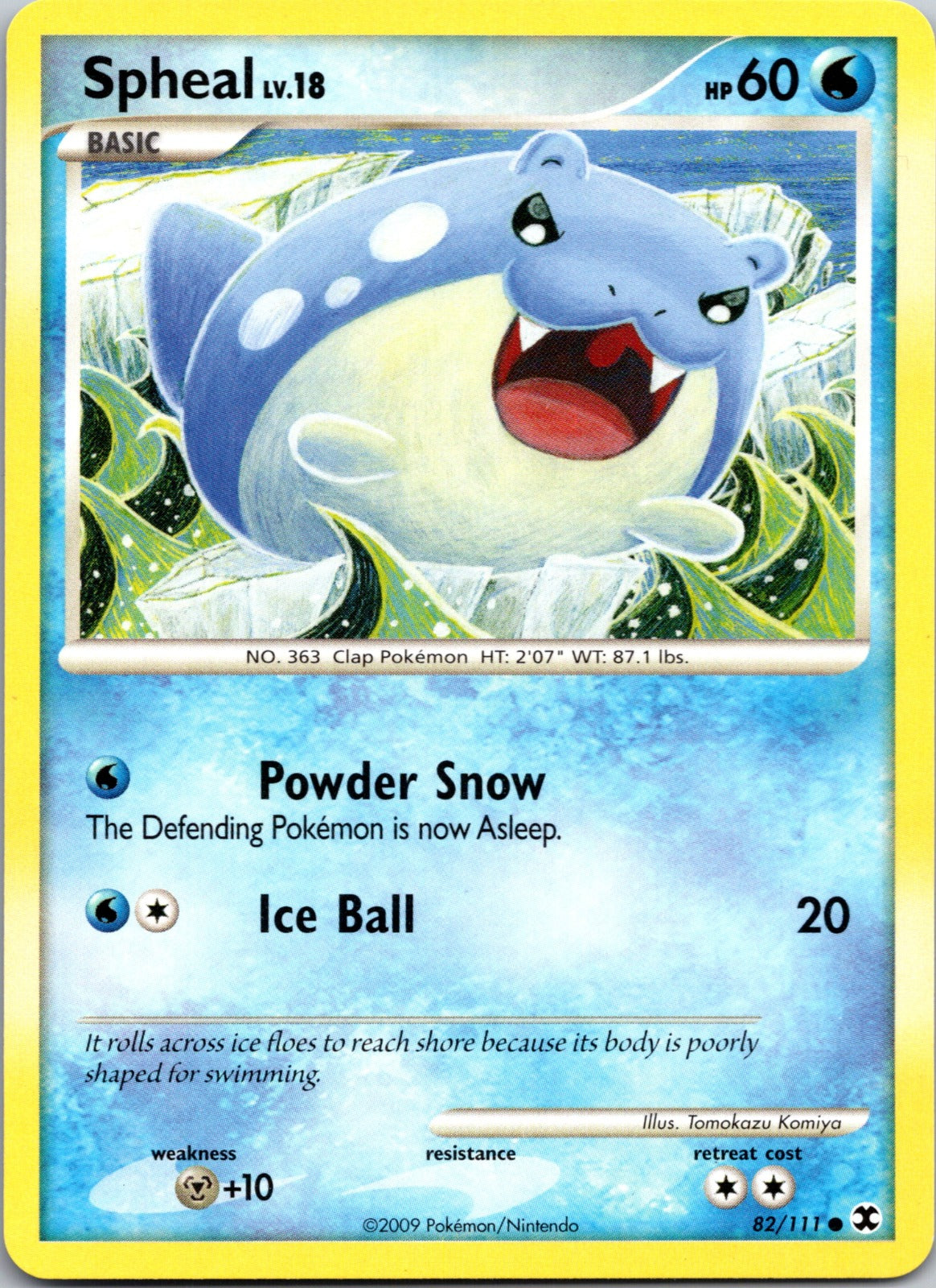 2009 Rising Rivals 82/111 Spheal LP Y285