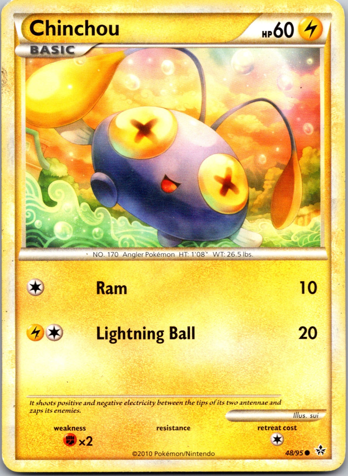 2010 Unleashed 48/95 Chinchou LP C355