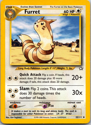 2000 Neo Genesis 035/111 Furret LP