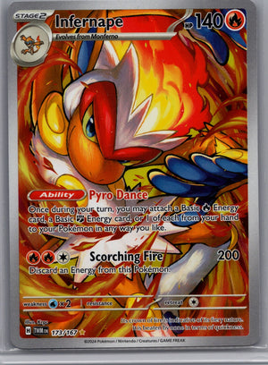 Infernape Holo Illustration Rare SV06: Twilight Masquerade 173/167 LP
