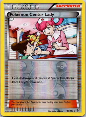 2014 XY - Flashfire 93/106 Pokemon Center Lady NM