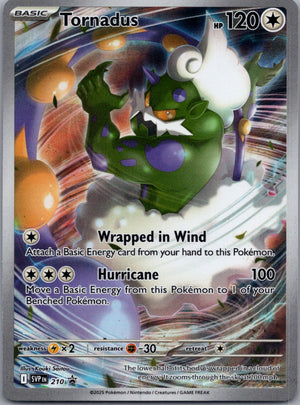 Tornadus -  (Pokemon Center Exclusive) Holofoil Promo SV: Scarlet & Violet Promo Cards 210 NM