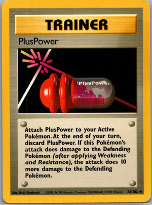 1999 Base Set #084/102 PlusPower Uncommon C18