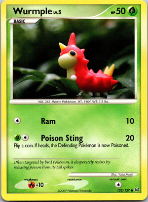 2009 Platinum 103/127 Wurmple LP