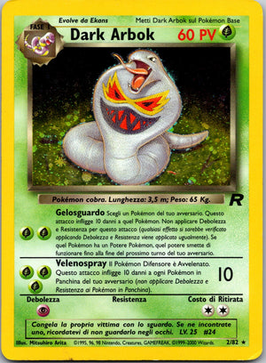 2000 Dark Arbok (2) Team Rocket 02/82 NM