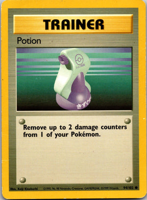1999 Base Set (Shadowless) 094/102 Potion LP