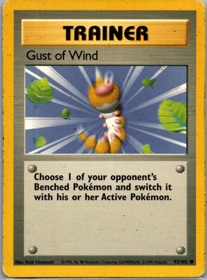 1999 Base Set 93/102 Gust of Wind Common C22