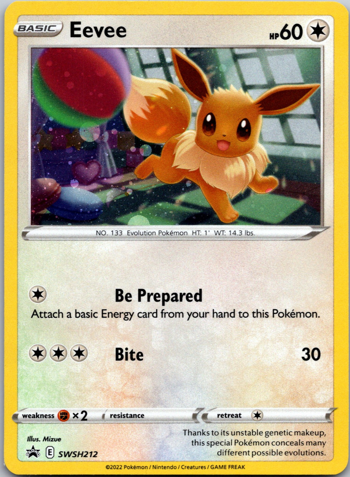 2019 SWSH: Sword & Shield Promo Cards SWSH127 Eevee NM