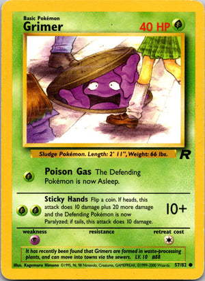 2000 Team Rocket 57/83 Grimer Common C245