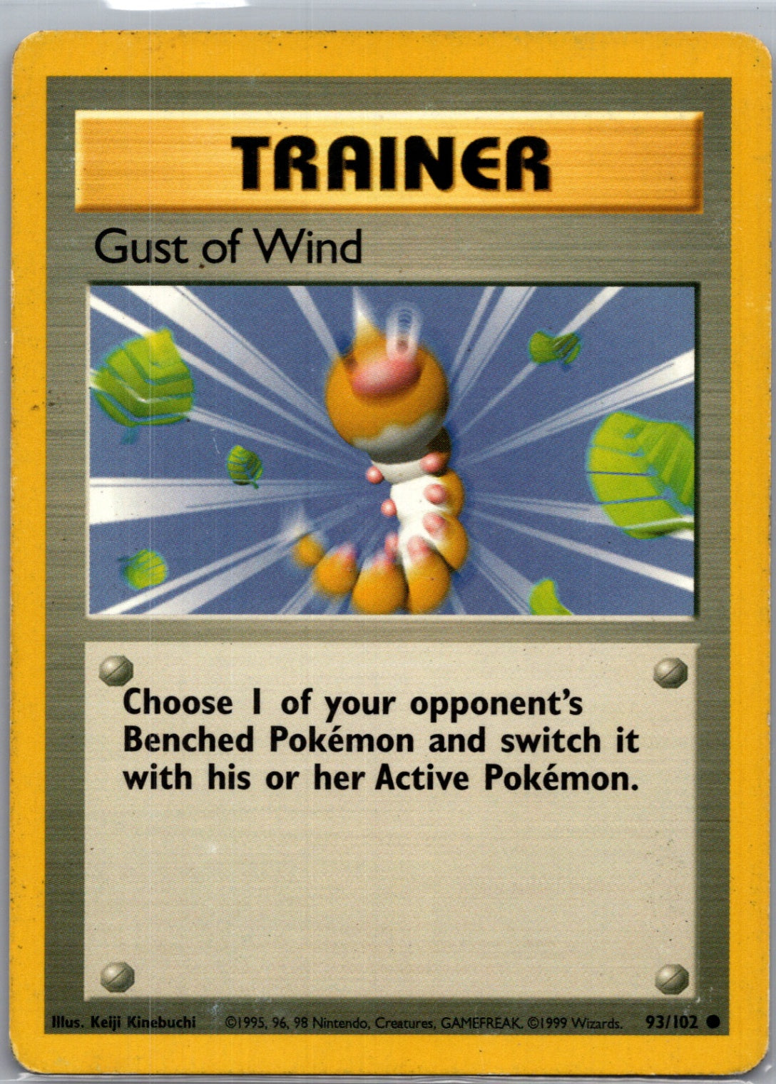 1999 Base Set #093/102 Gust of Wind Common C8