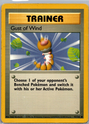 1999 Base Set #093/102 Gust of Wind Common C8
