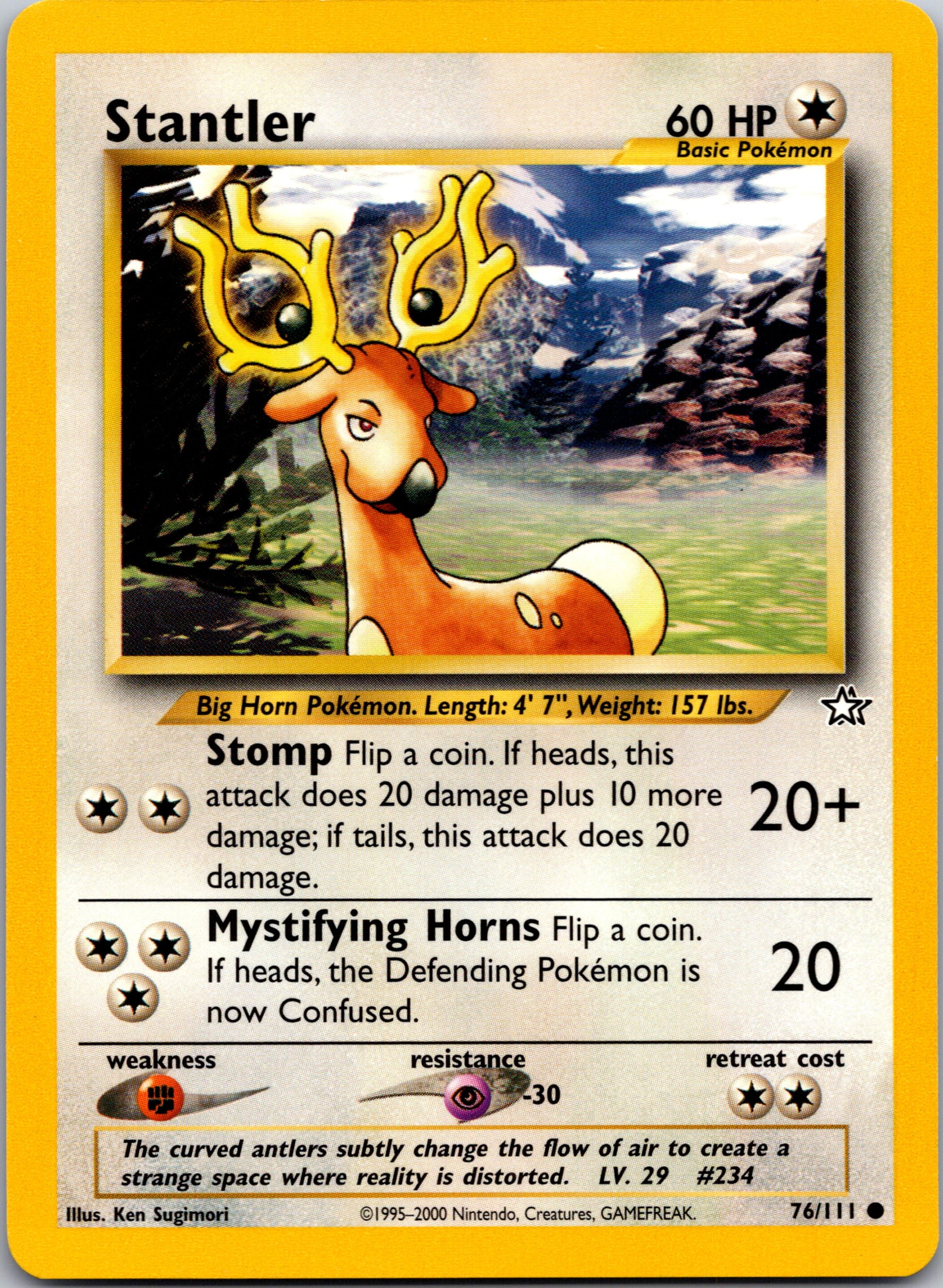 2000 Neo Genesis 076/111 Stantler Common A92