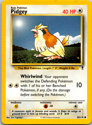 2002 Legendary Collection 085/110 Pidgey Common A103