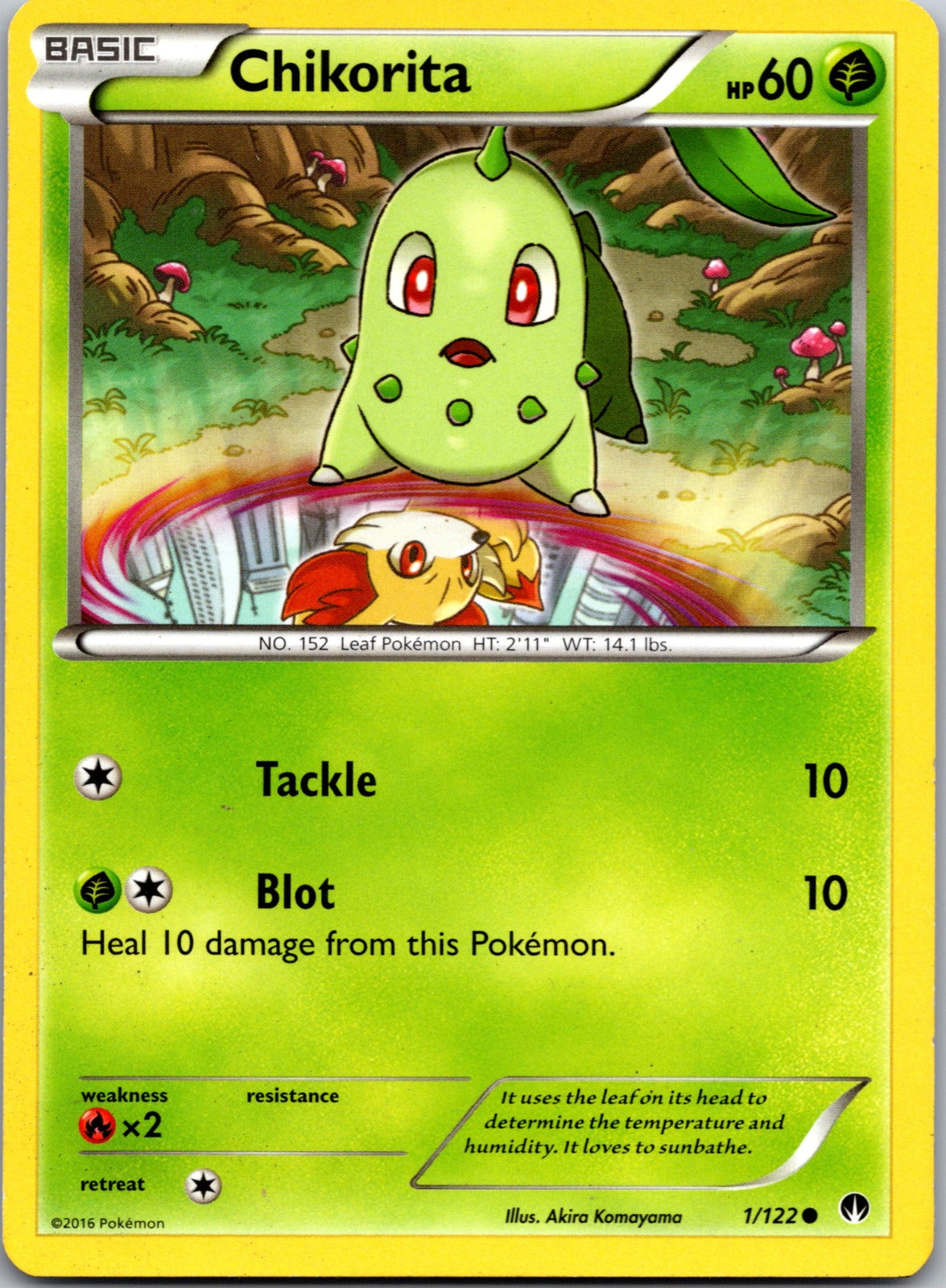 2016 XY - BREAKpoint 1/122 Chikorita LP