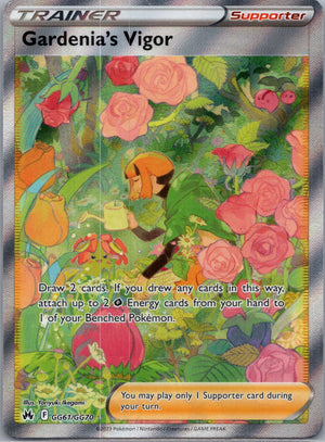 Crown Zenith: Galarian Gallery GG61/GG70 Gardenia's Vigor Ultra Rare NM