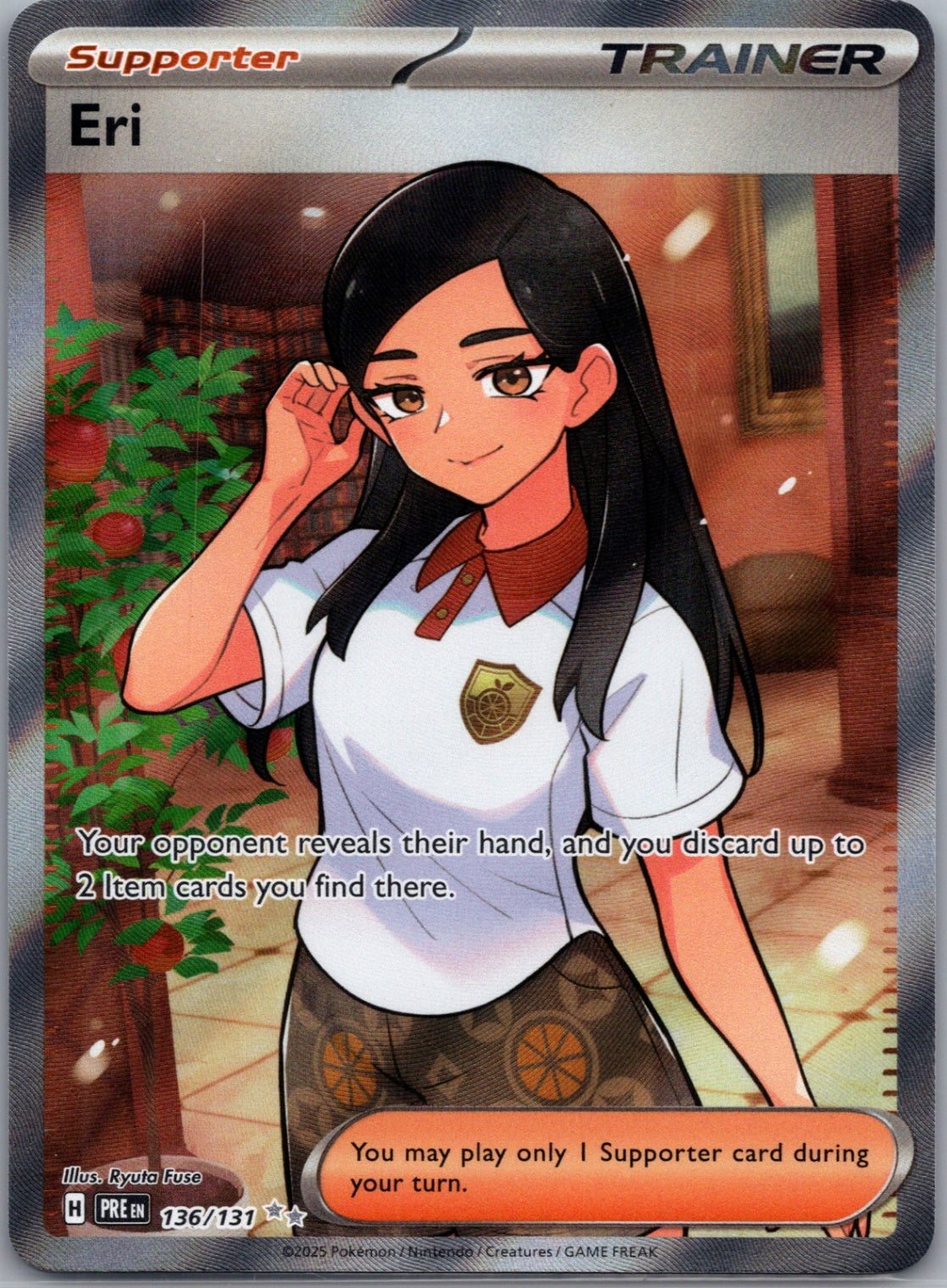 Eri Holofoil Ultra Rare SV: Prismatic Evolutions 136/131 NM