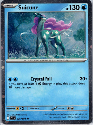 2018 Miscellaneous Cards and Products 026/094 Suicune (EB Games Exclusive) LP