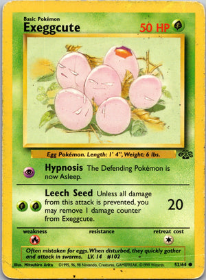 2000 Base Set 2 074/130 Exeggcute LP