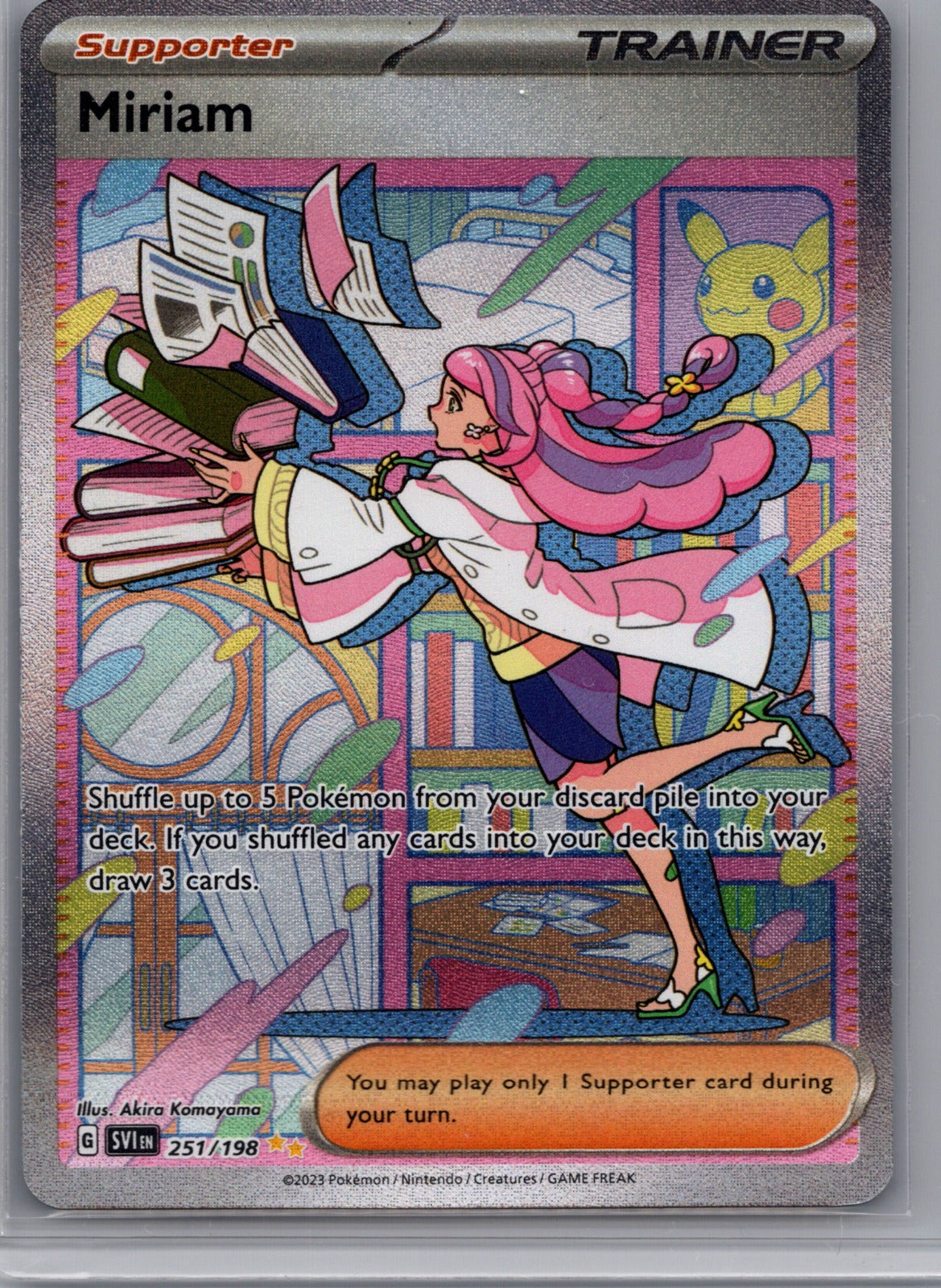 Miriam Holo Special Illustration Rare SV01: Scarlet & Violet Base Set 251/198 LP