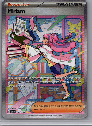 Miriam Holo Special Illustration Rare SV01: Scarlet & Violet Base Set 251/198 LP