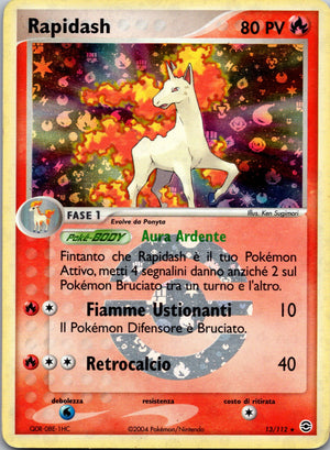 2004 Rapidash FireRed & LeafGreen 13/112 NM