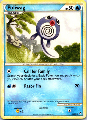 2010 Unleashed 58/95 Poliwag LP
