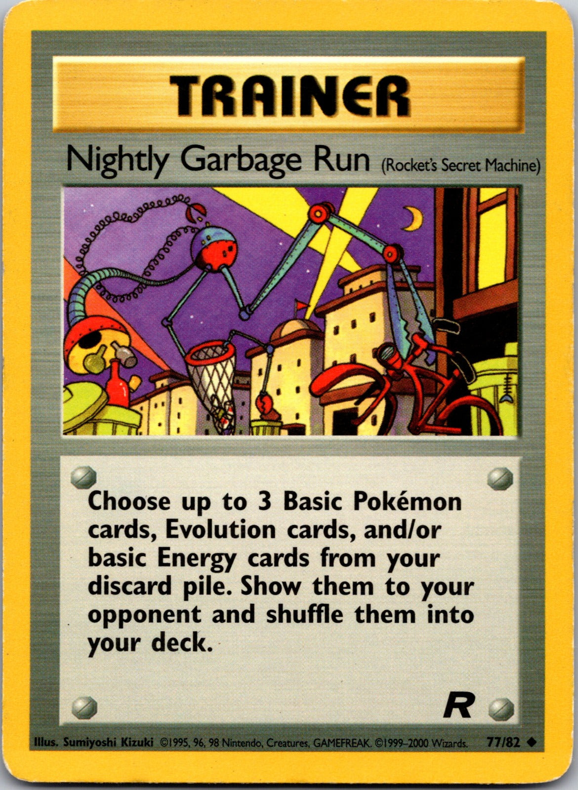 2000 Team Rocket 77/82 Nightly Garbage Run (Rocket's Secret Machine) LP