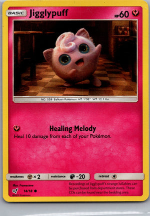 2019 Detective Pikachu 14/18 Jigglypuff (Holo Common) Common D272
