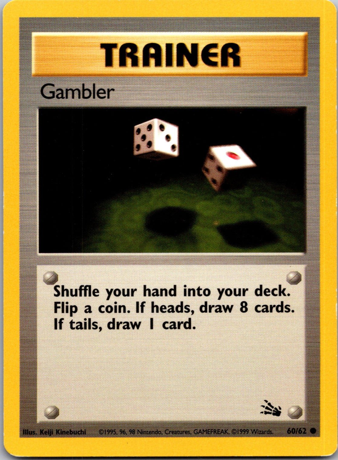 1999 Fossil 60/62 Gambler Common L161