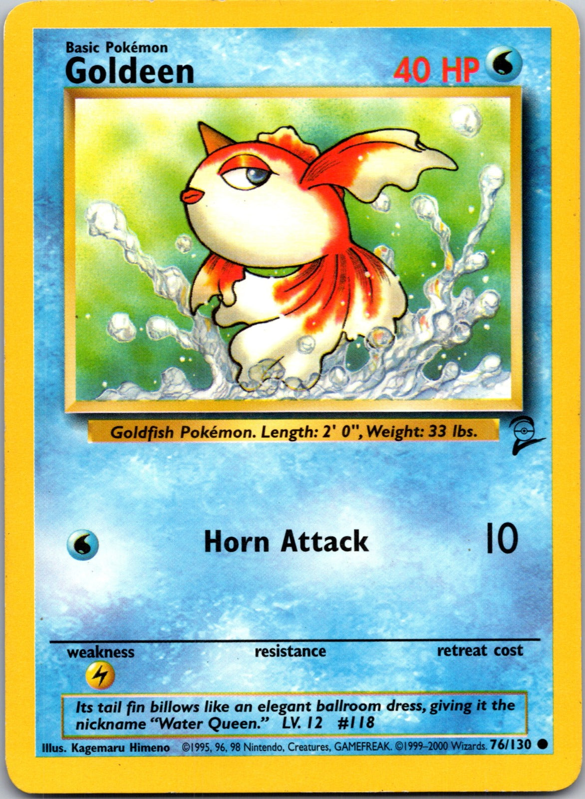 2000 Base Set 2 076/130 Goldeen LP