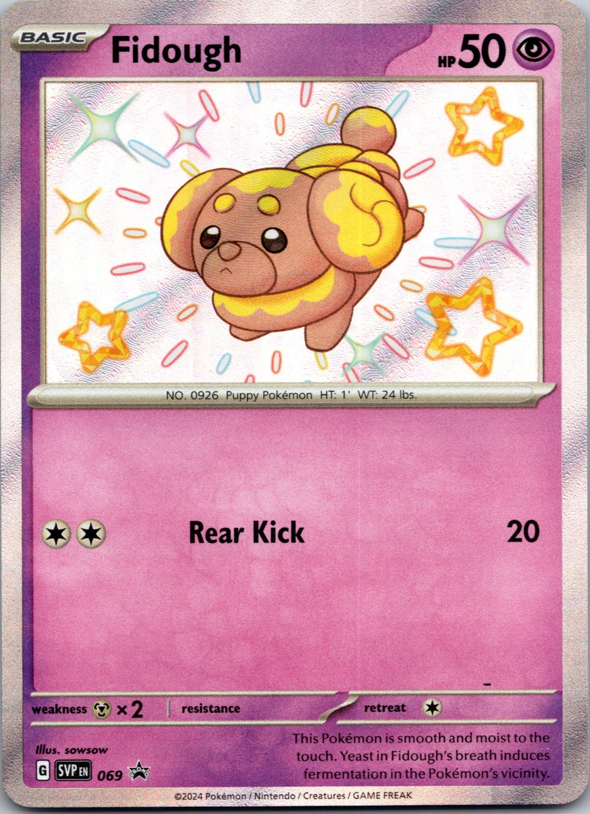 2023 SV: Scarlet & Violet Promo Cards 069 Fidough NM