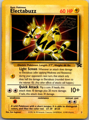 1999 WoTC Promo 02/53 Electabuzz Movie Promo M31