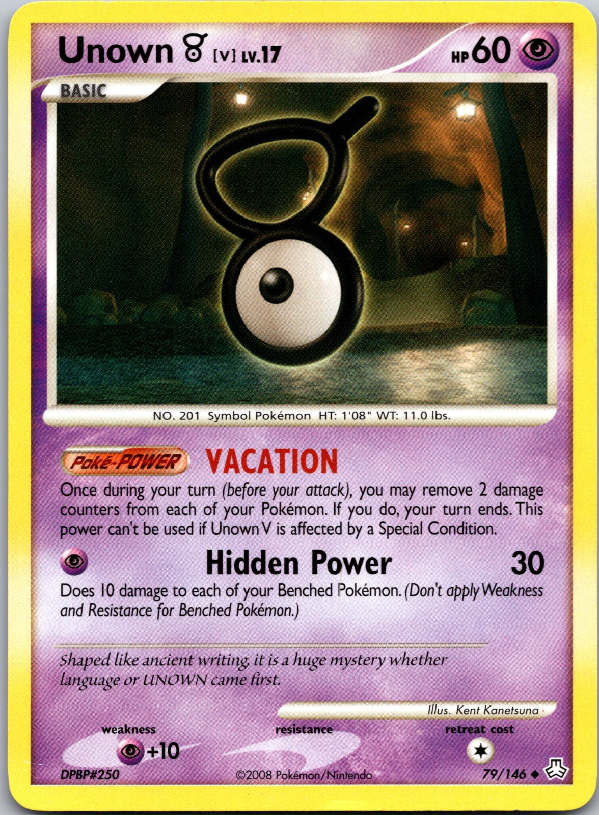 2008 Legends Awakened 79/146 Unown (V) LP Z22