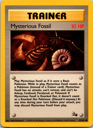 1999 Fossil #62/62 Mysterious Fossil Common C194