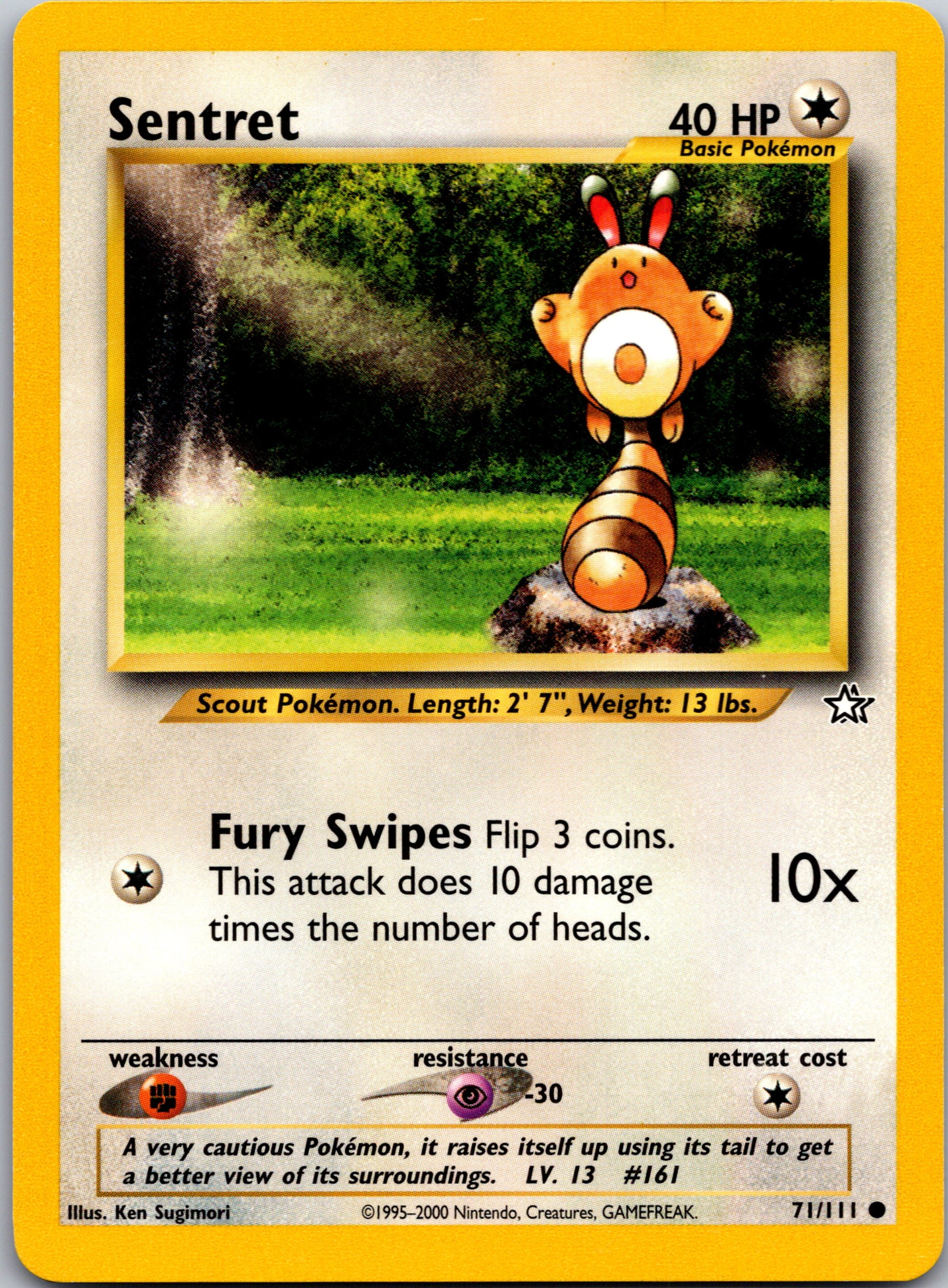 2000 Neo Genesis 071/111 Sentret Common A93