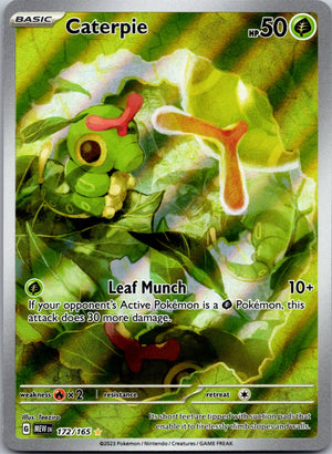 2023 SV: Scarlet & Violet 151 172/165 Caterpie NM
