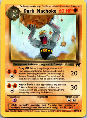 2000 Team Rocket 40/82 Dark Machoke LP
