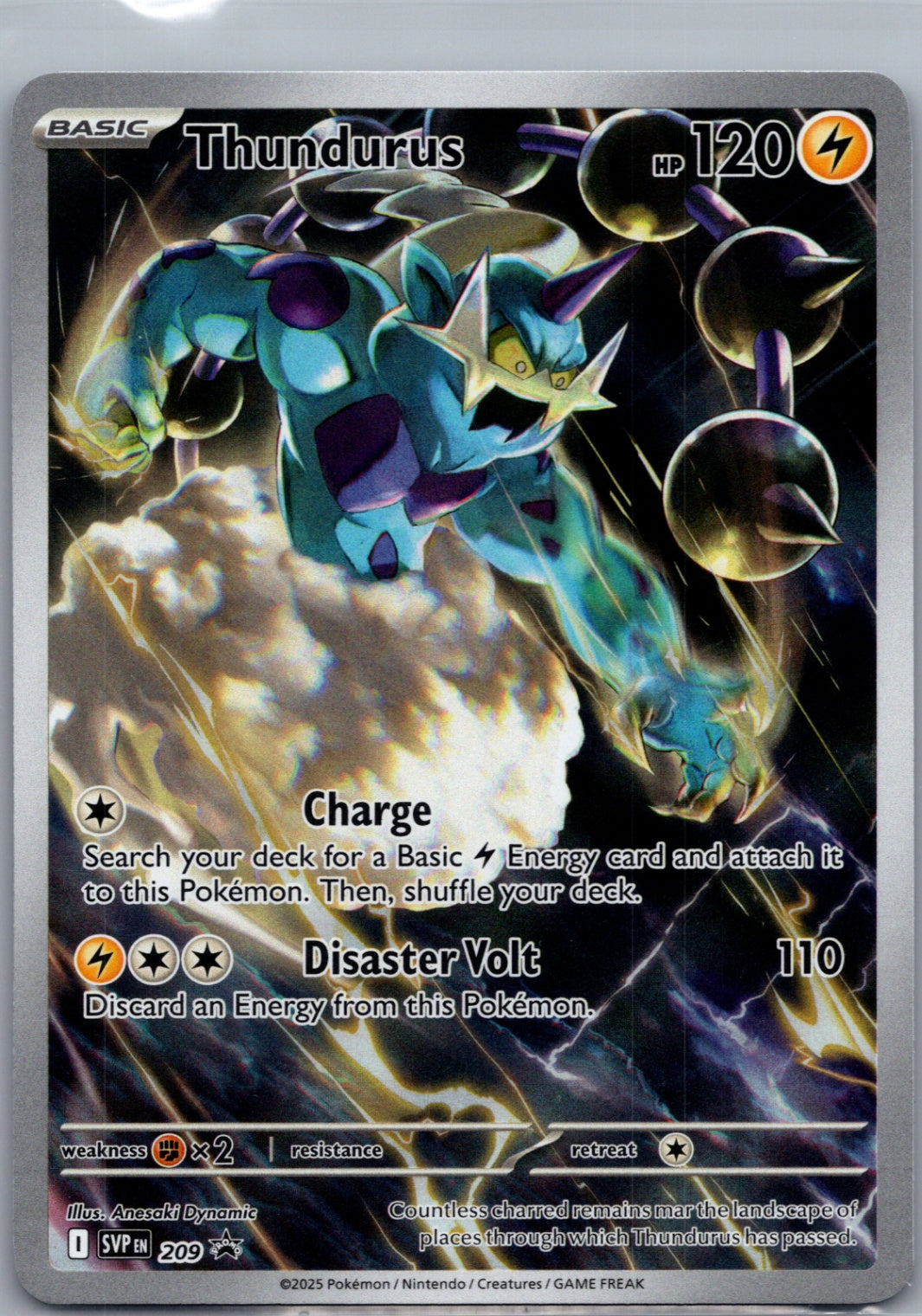 2023 SV: Scarlet & Violet Promo Cards 209 Thundurus -  (Pokemon Center Exclusive) Promo D251