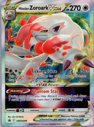 Hisuian Zoroark VSTAR Holofoil Promo SWSH: Sword & Shield Promo Cards SWSH298 NM
