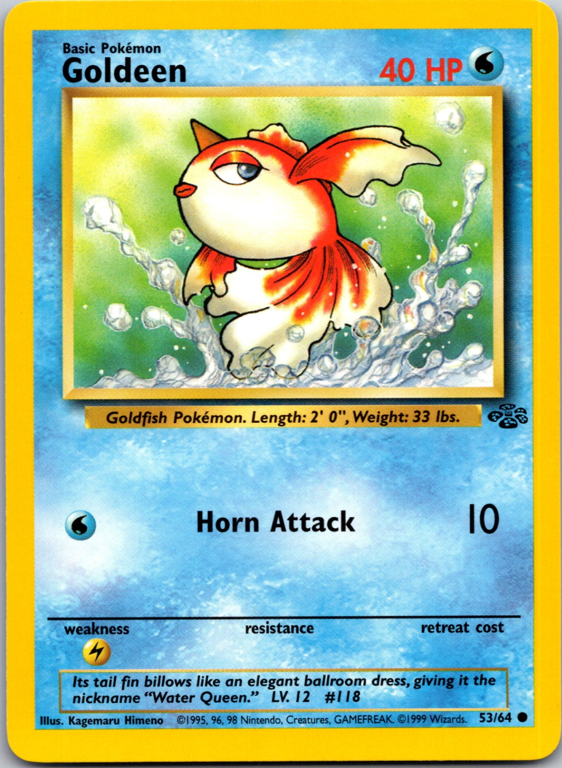 1999 Jungle 53/64 Goldeen Common M251